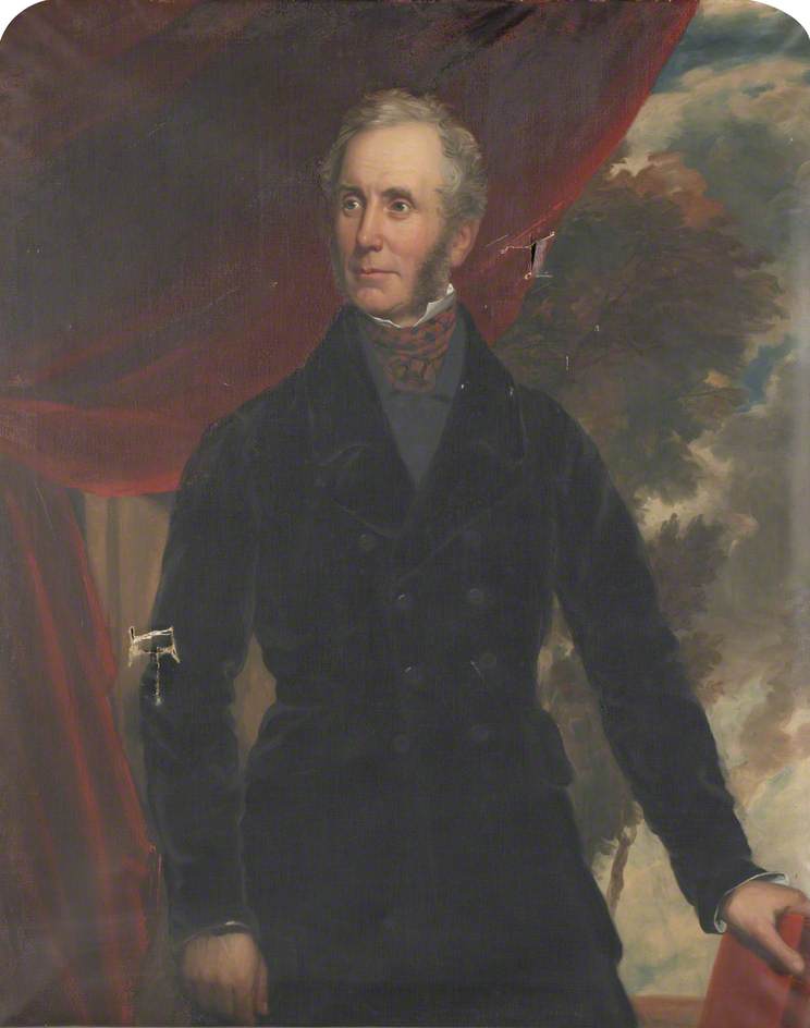 Portrait painting of Thomas Henry Graham of Edmond Castle (1793-1881), High Sheriff of Cumberland (1824)