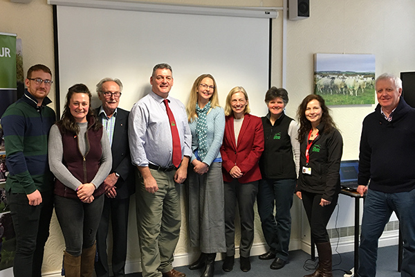 News & Events 2020/2021. High Sheriff Julie Barton with the Farmers Network