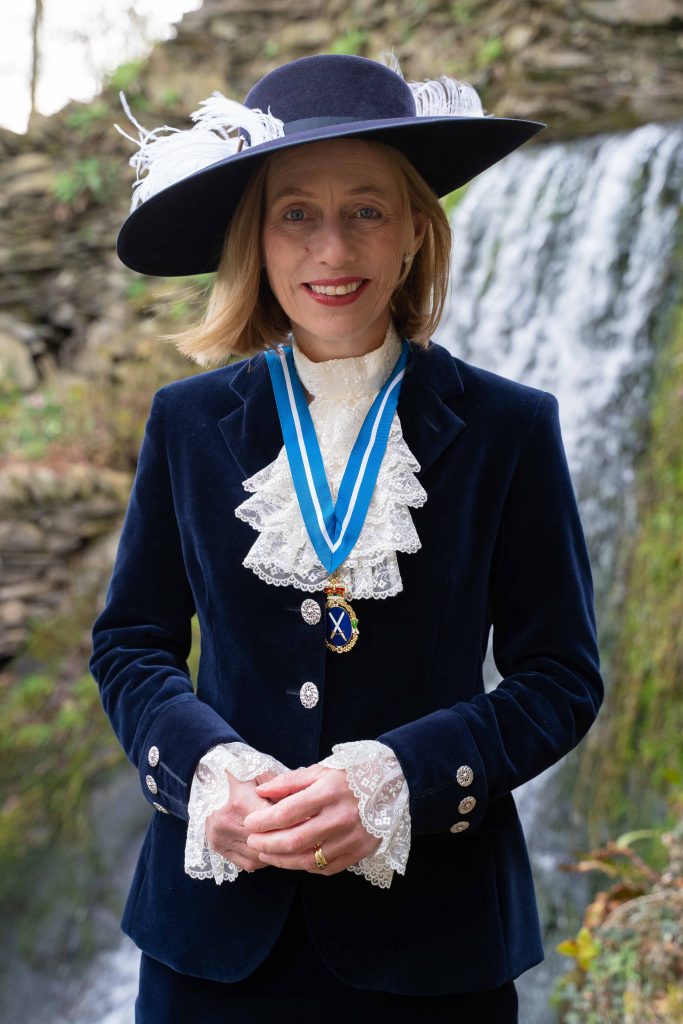 High Sheriff Cumbria Julie Barton in her court dress