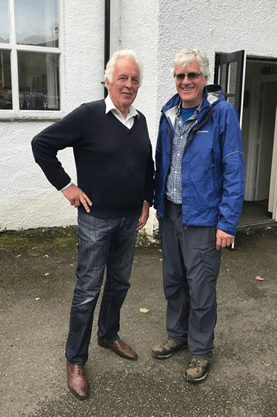 The irrepressible Malcolm Stonestreet leading the major revamp of the Borrowdale Institute