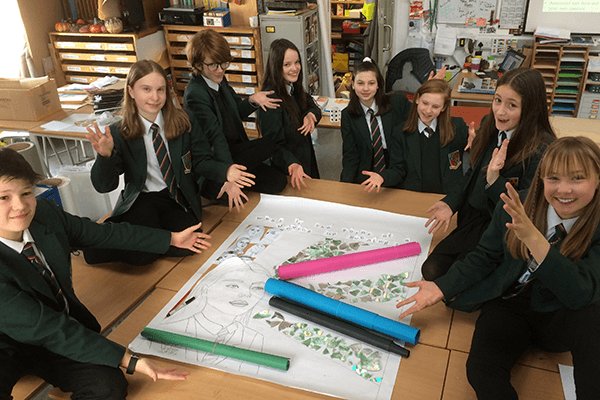 Cumbria Community Foundation Group of Young Art Students