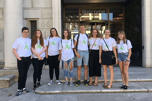 Cumbria Community Foundation We Will outside RIBA