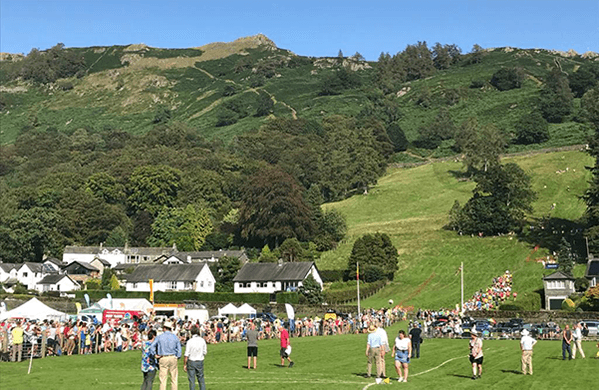 View of crowd at Grasmere Lakeland Sports & Show
