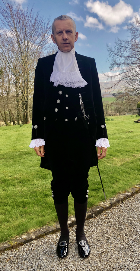 Alan McViety High Sheriff of Cumbria 2022/2023 in full ceremonial dress